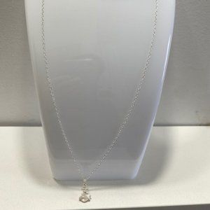 20-inch Sterling silver necklace with anchor charm